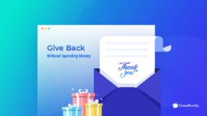 give back without spending money